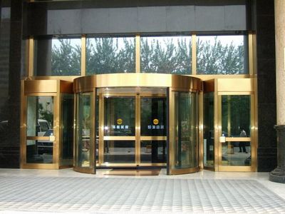 東莞酒店大門 中山酒店旋轉門 兩翼豪華旋轉門